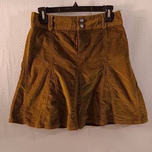 Athleta A-line corduroy skirt.